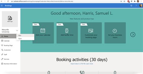 microsoft bookings inloggen.